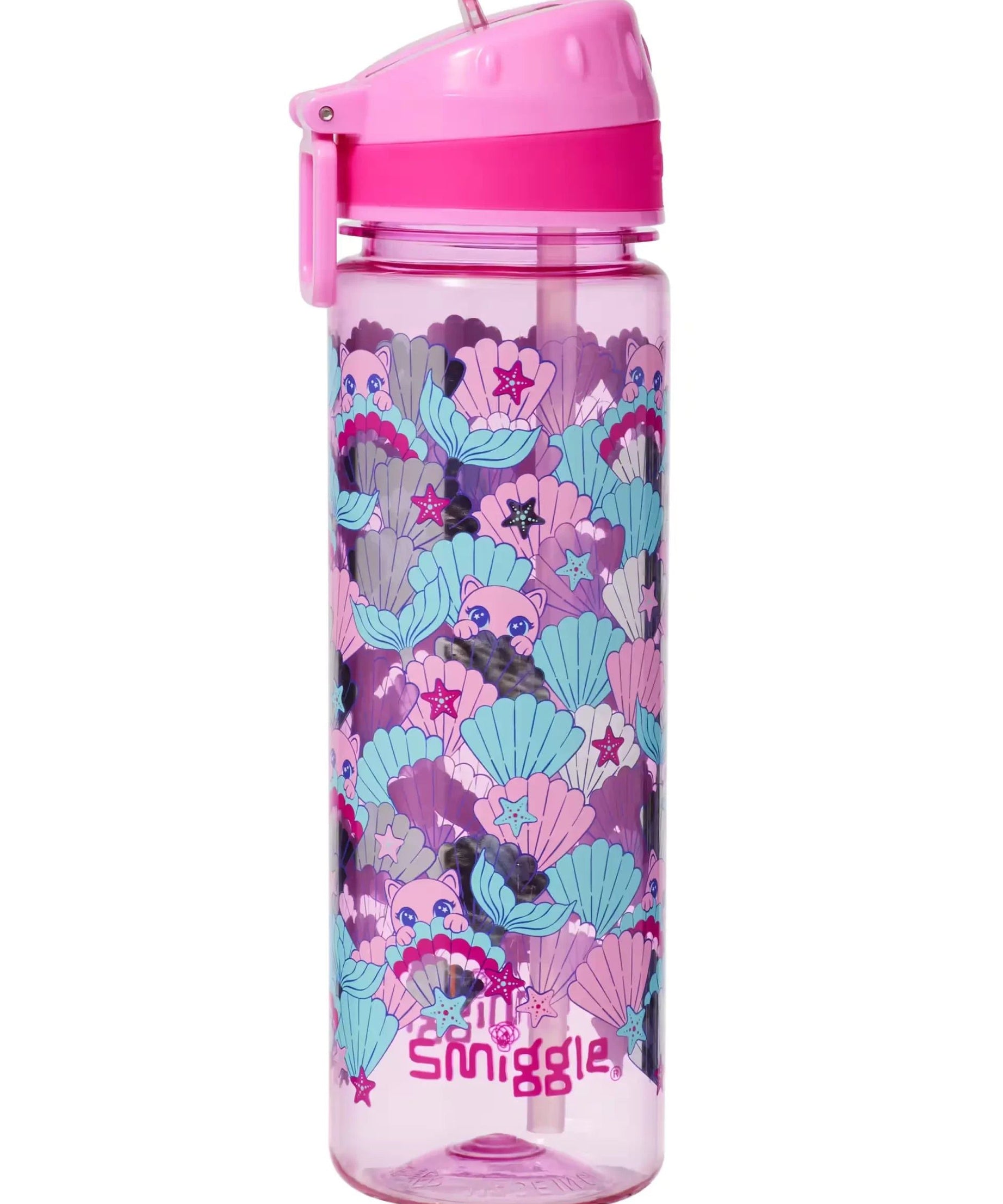 Smiggle - Hi There Pipetli 650ML BPA İçermeyen Suluk - Dinossi