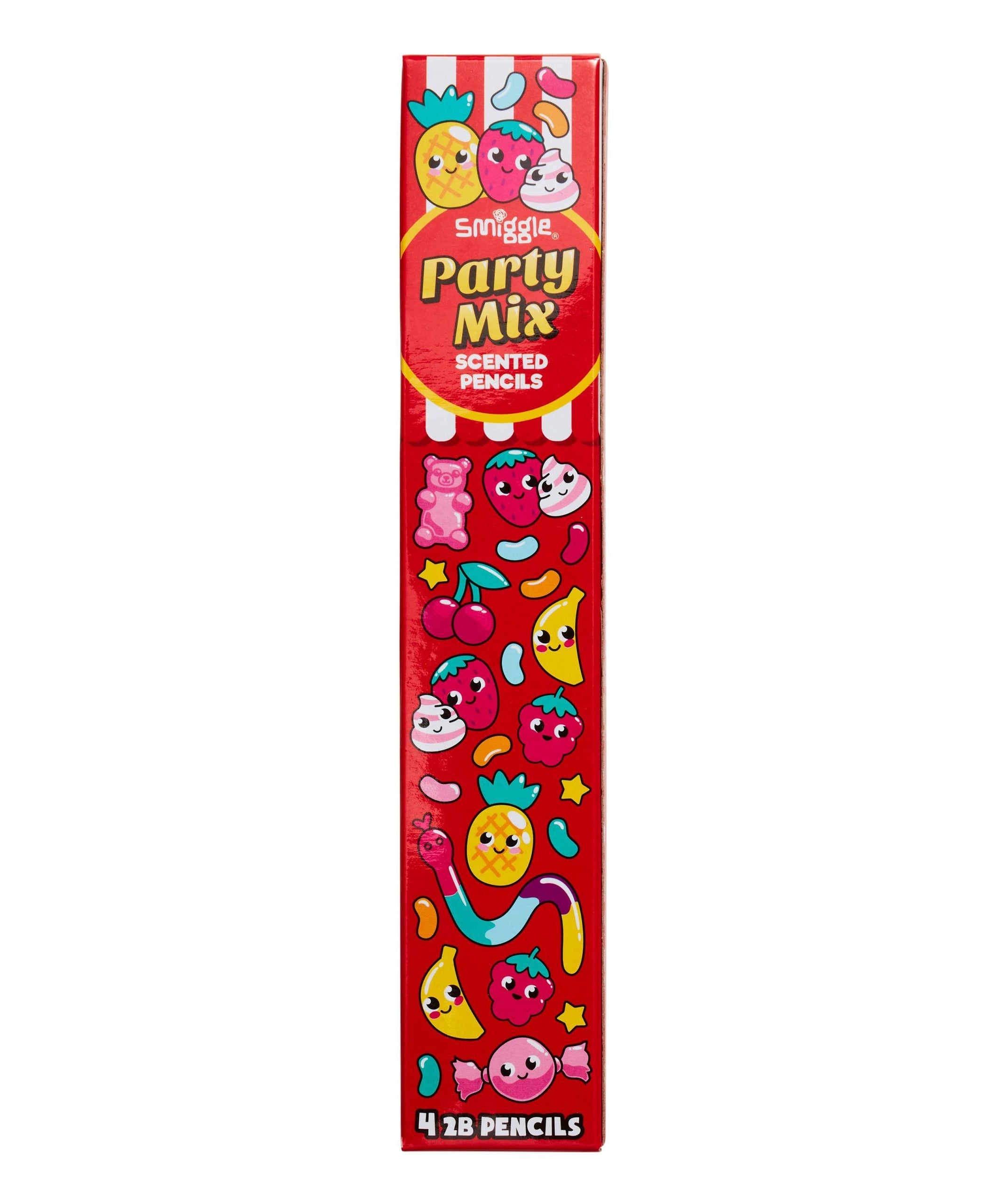 Smiggle - Karışık Meyve Kokulu Kalem 4lü Paket - Dinossi