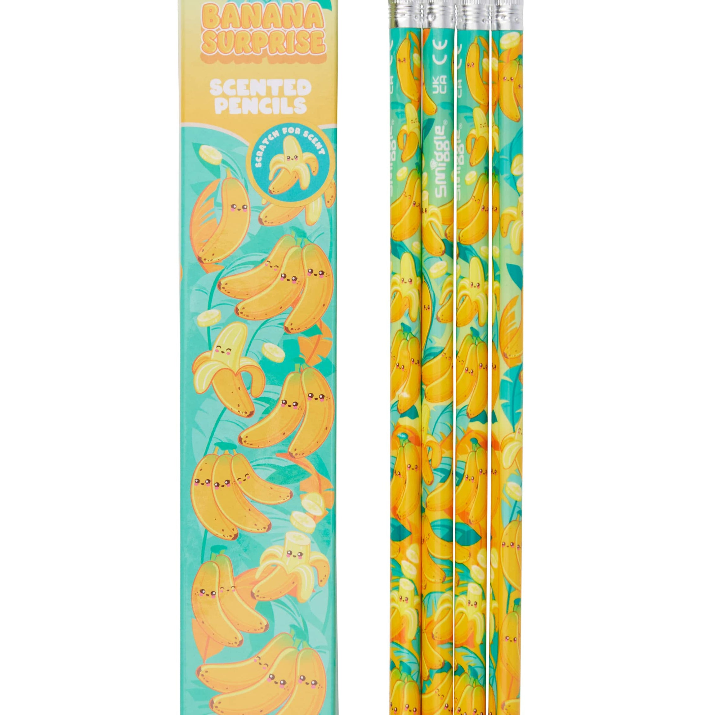 Smiggle - Набор из 4 ароматизированных карандашей