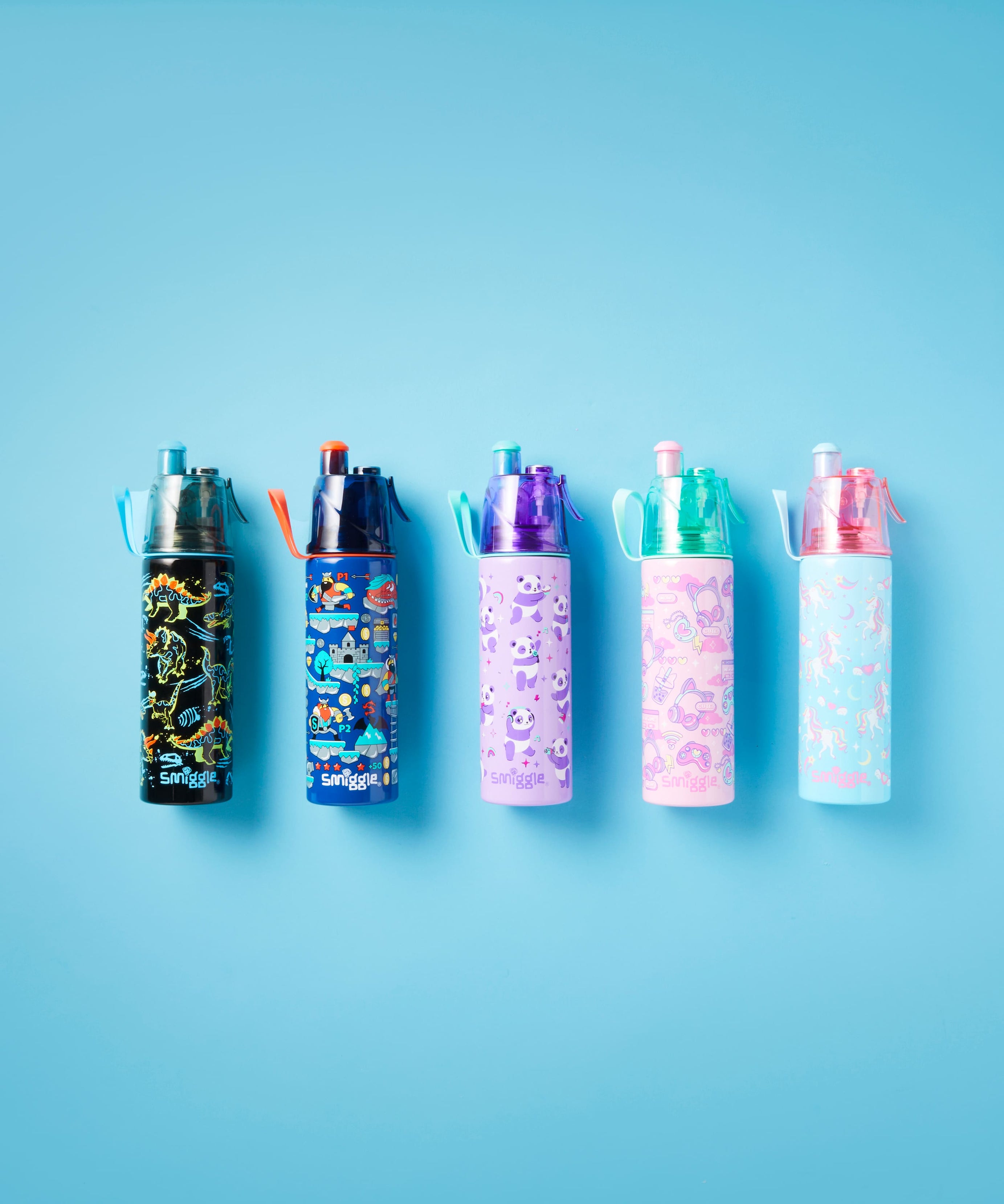 Smiggle - Livin Стальной матара с распылителем воды 500ML