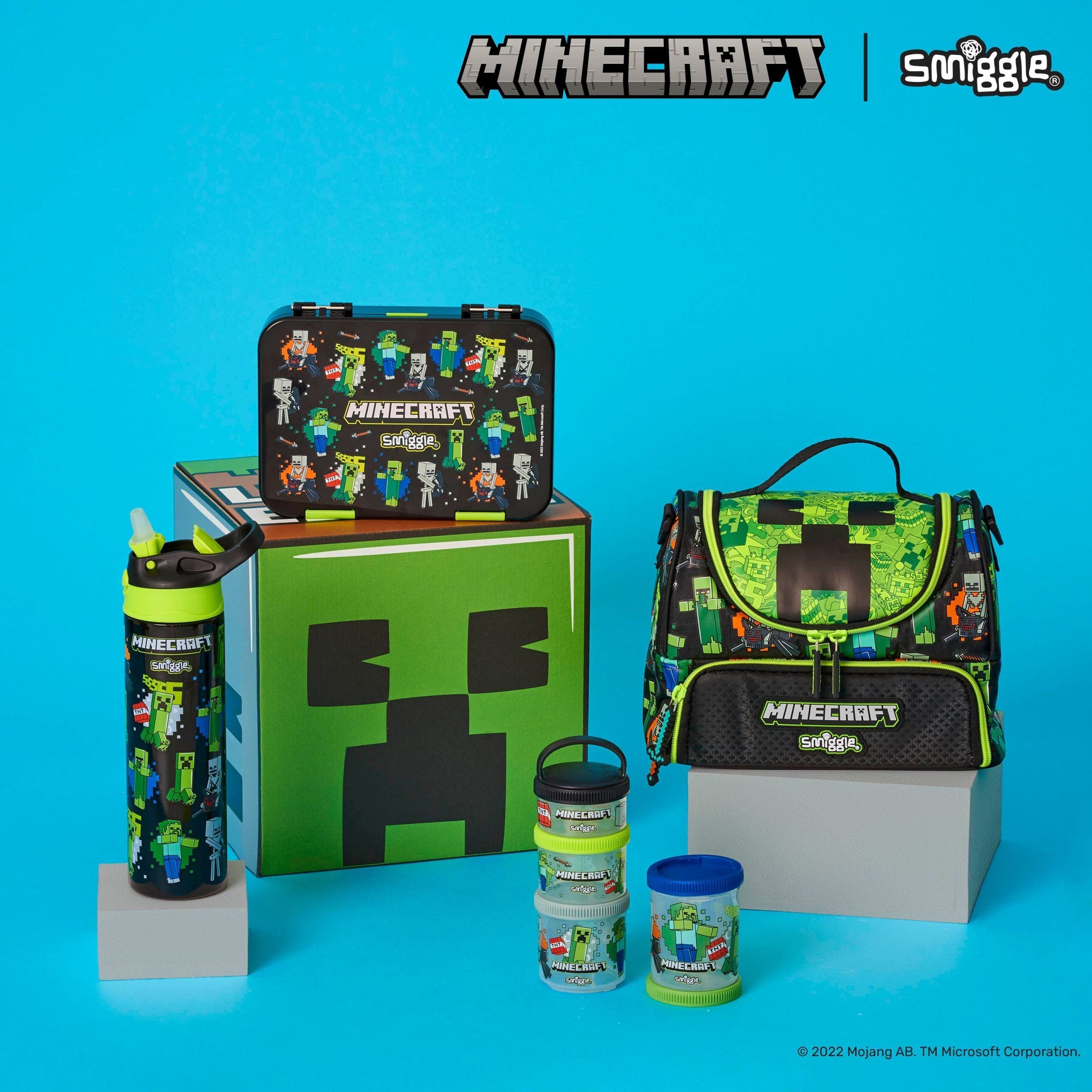 Smiggle - Minecraft Средний Bento Ланчбокс