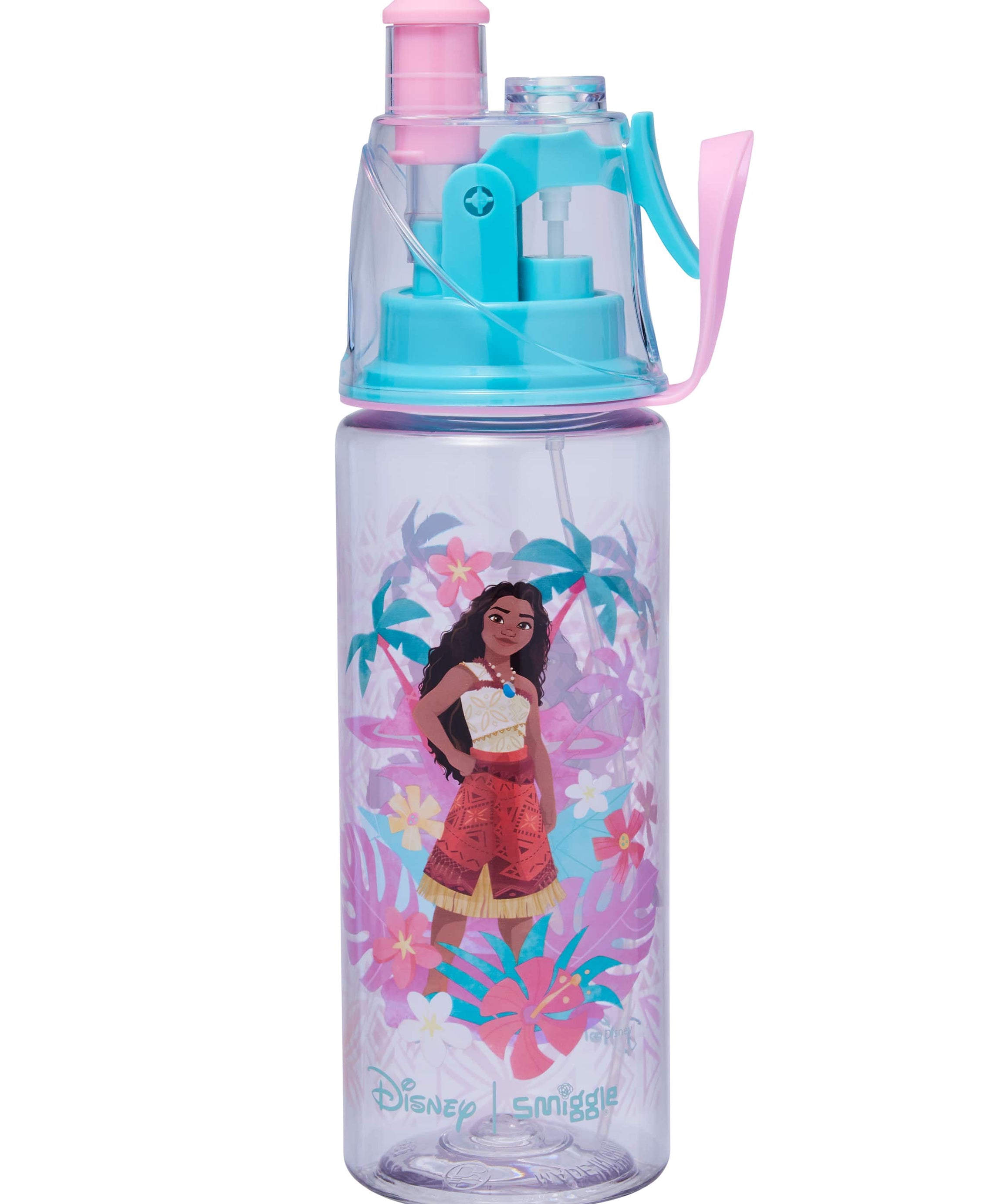 Smiggle - Moana Бутылка для воды с распылителем 560ML без BPA
