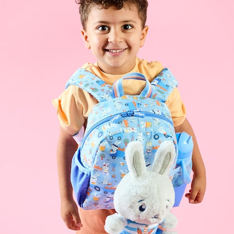 Smiggle - Out & About Съемный рюкзак для детского сада и школы с игрушкой