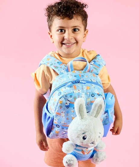 Smiggle - Out & About Съемный рюкзак для детского сада и школы с игрушкой