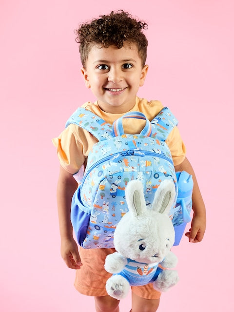 Smiggle - Out & About Съемный рюкзак для детского сада и школы с игрушкой