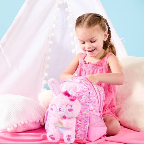 Smiggle - Out & About Съемный рюкзак для детского сада и школы с игрушкой