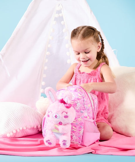 Smiggle - Out & About Съемный рюкзак для детского сада и школы с игрушкой