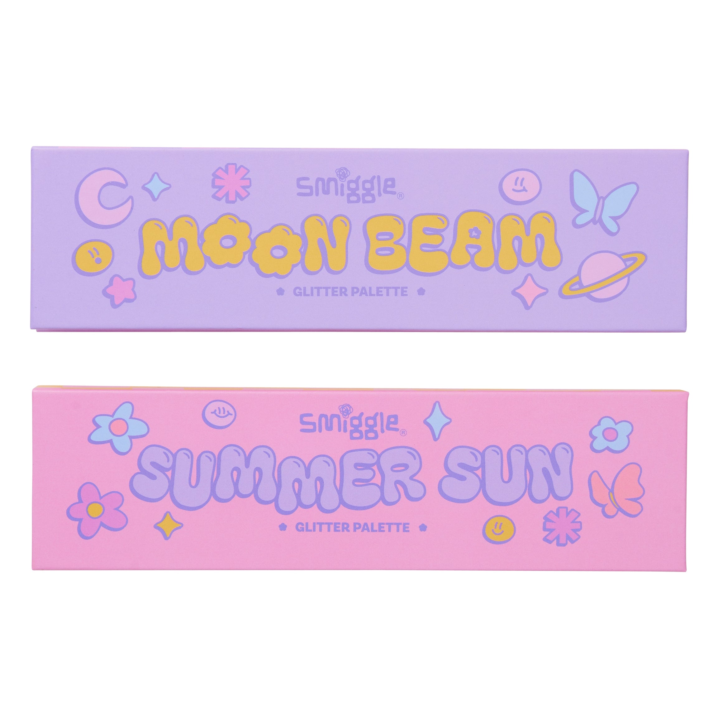 Smiggle - Палетка ярких теней для век, набор из 2 штук