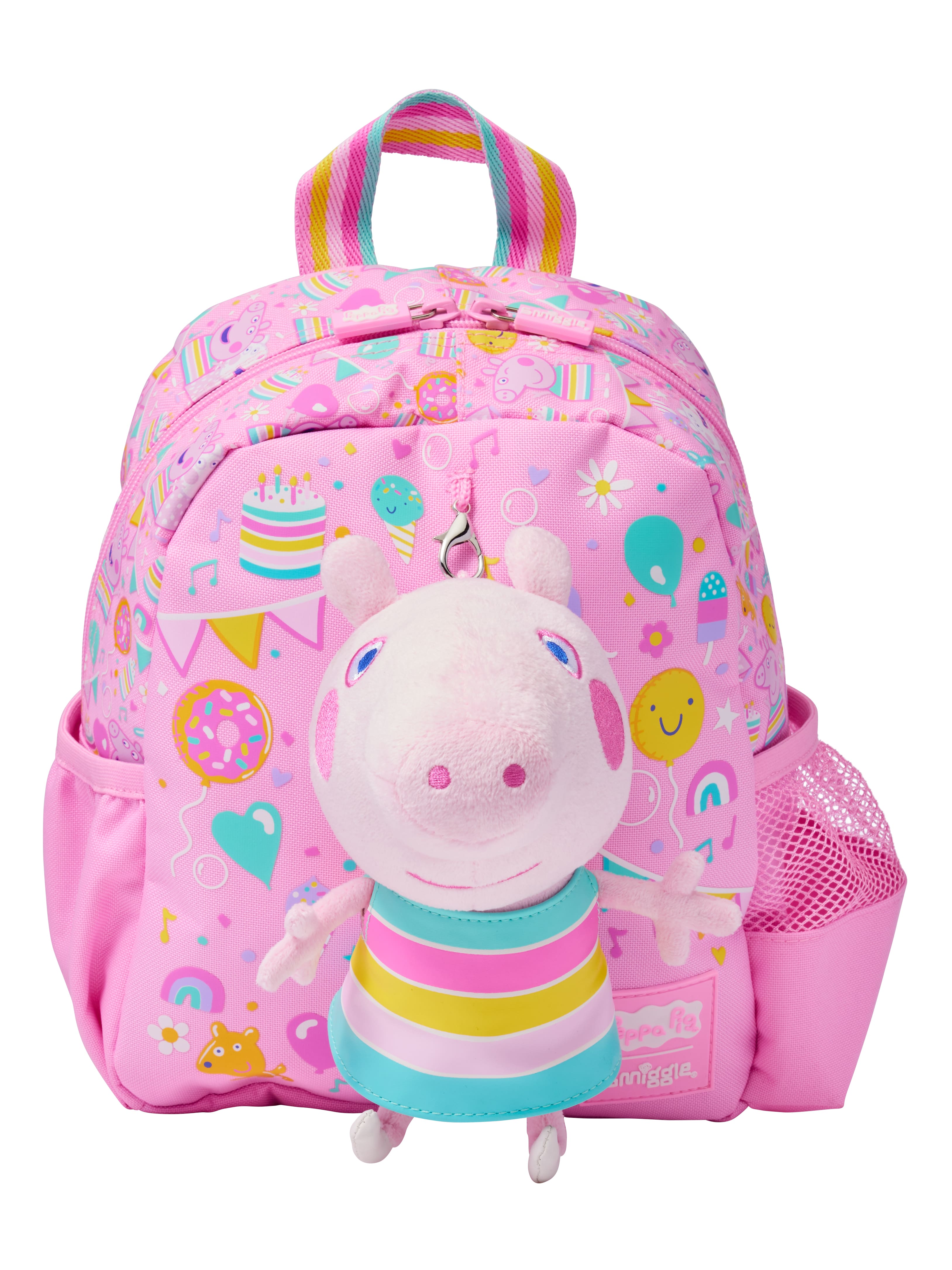 Smiggle - Рюкзак для детского сада с игрушкой Peppa Pig, которую можно снять