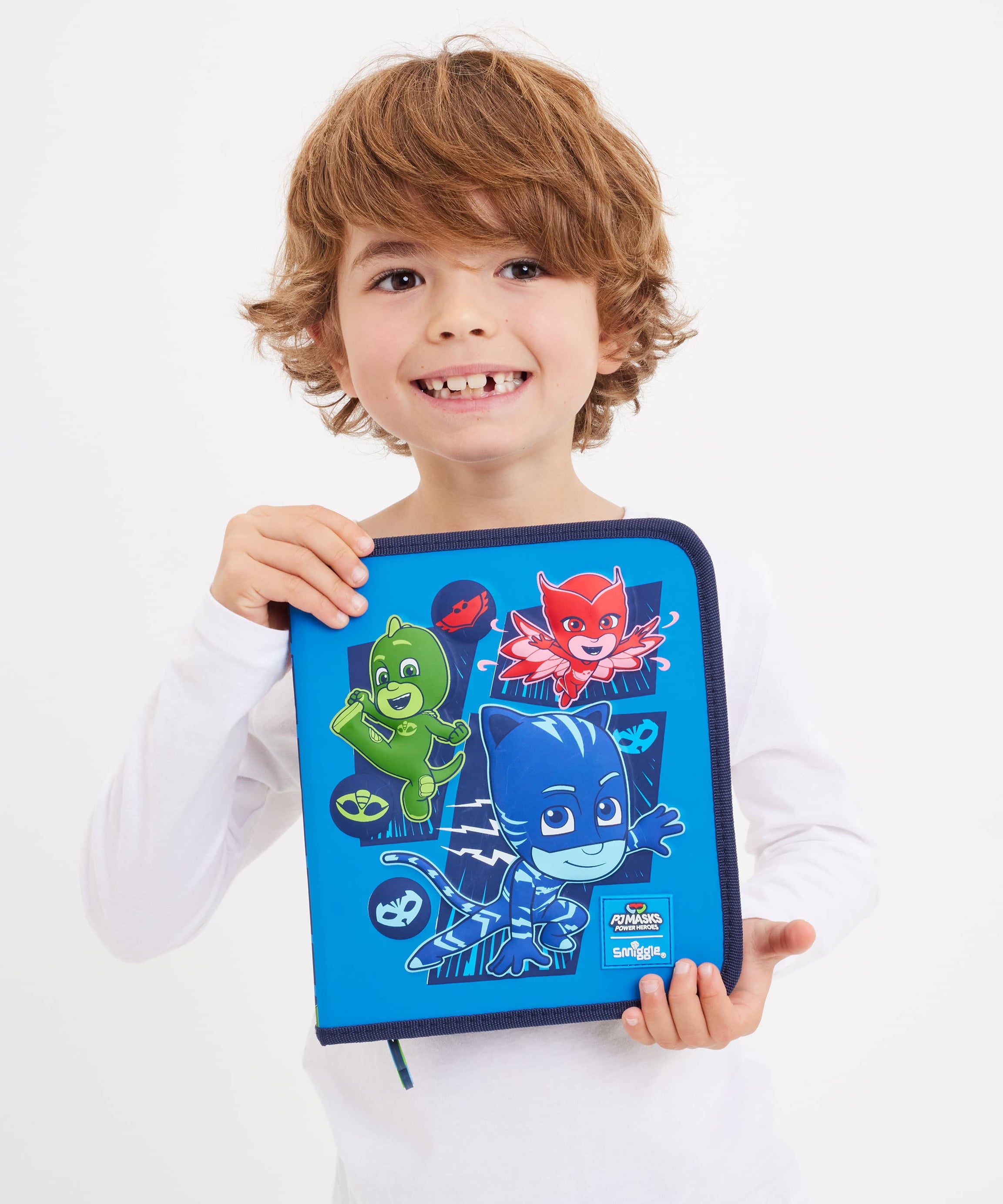 Smiggle - Набор канцелярских принадлежностей PJ Mask и пенал