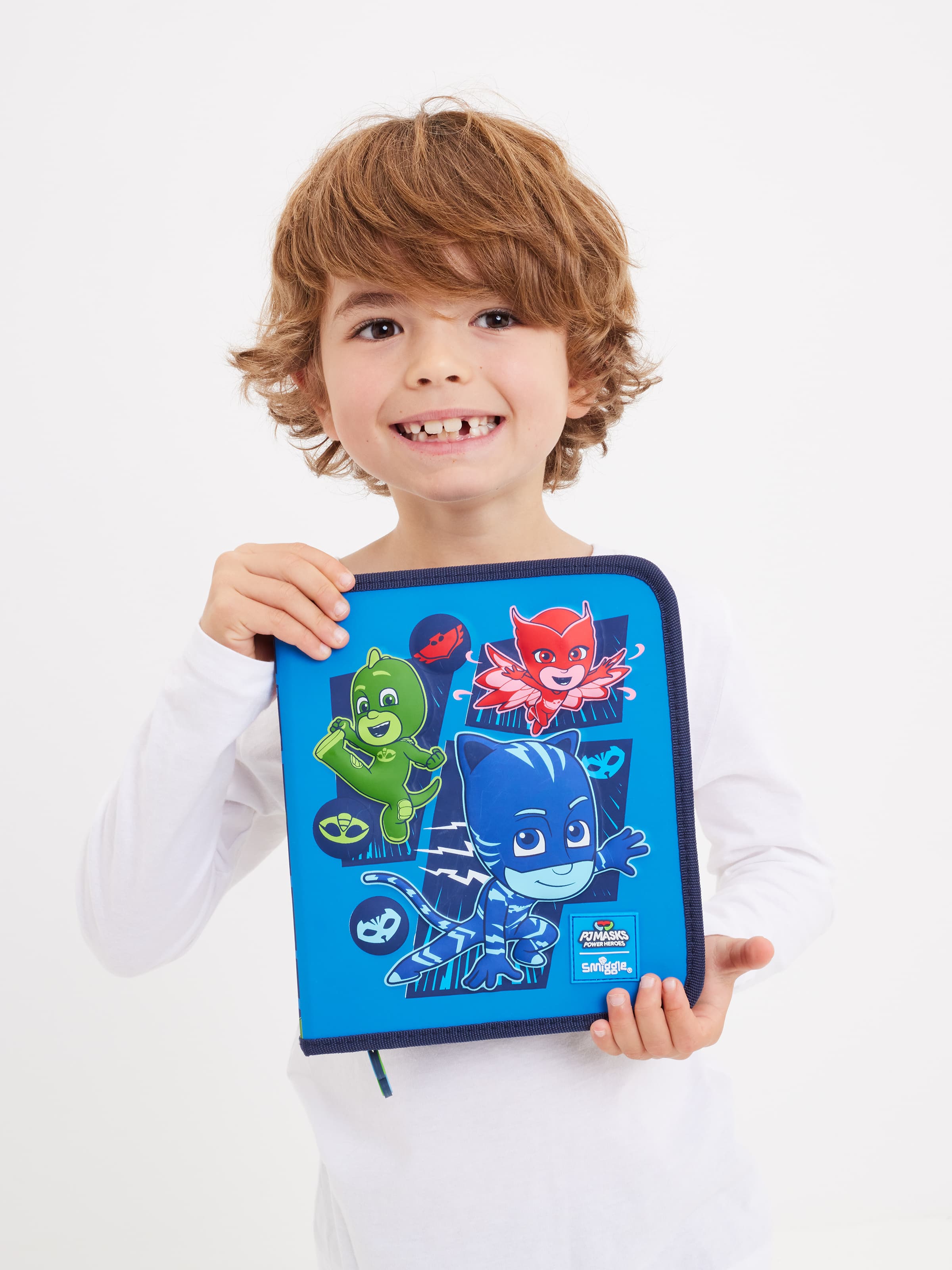 Smiggle - Набор канцелярских принадлежностей PJ Mask и пенал