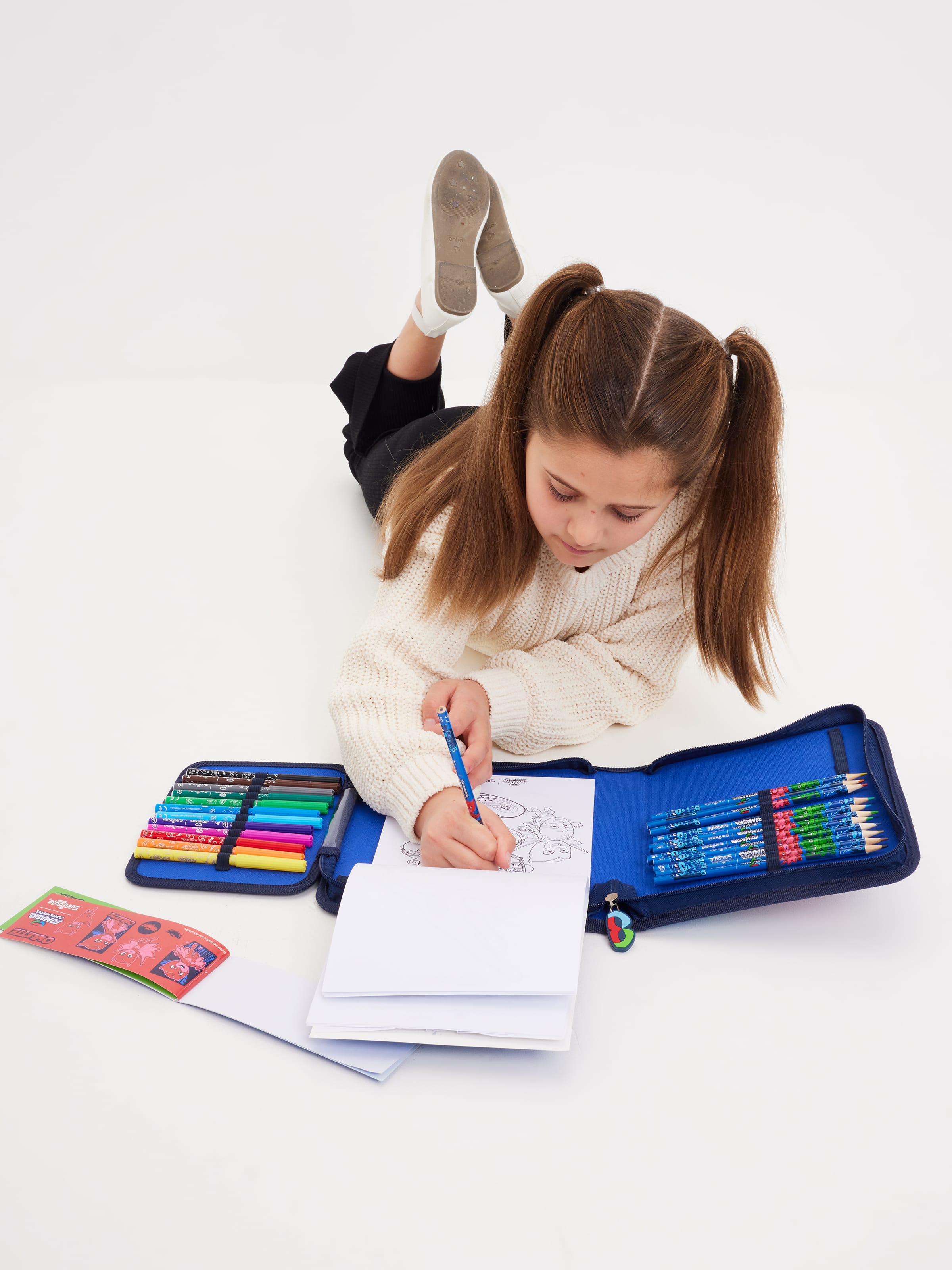 Smiggle - Набор канцелярских принадлежностей PJ Mask и пенал