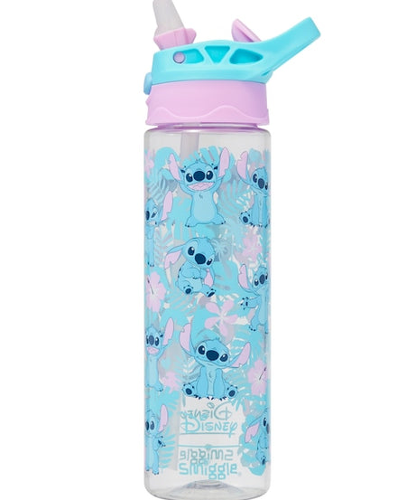 Smiggle - Stitch 650ML Автоматическая бутылка с трубочкой без BPA