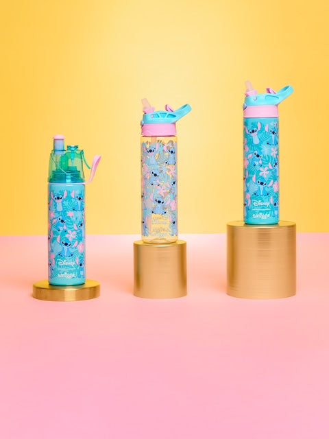 Smiggle - Stitch 650ML Автоматическая бутылка с трубочкой без BPA