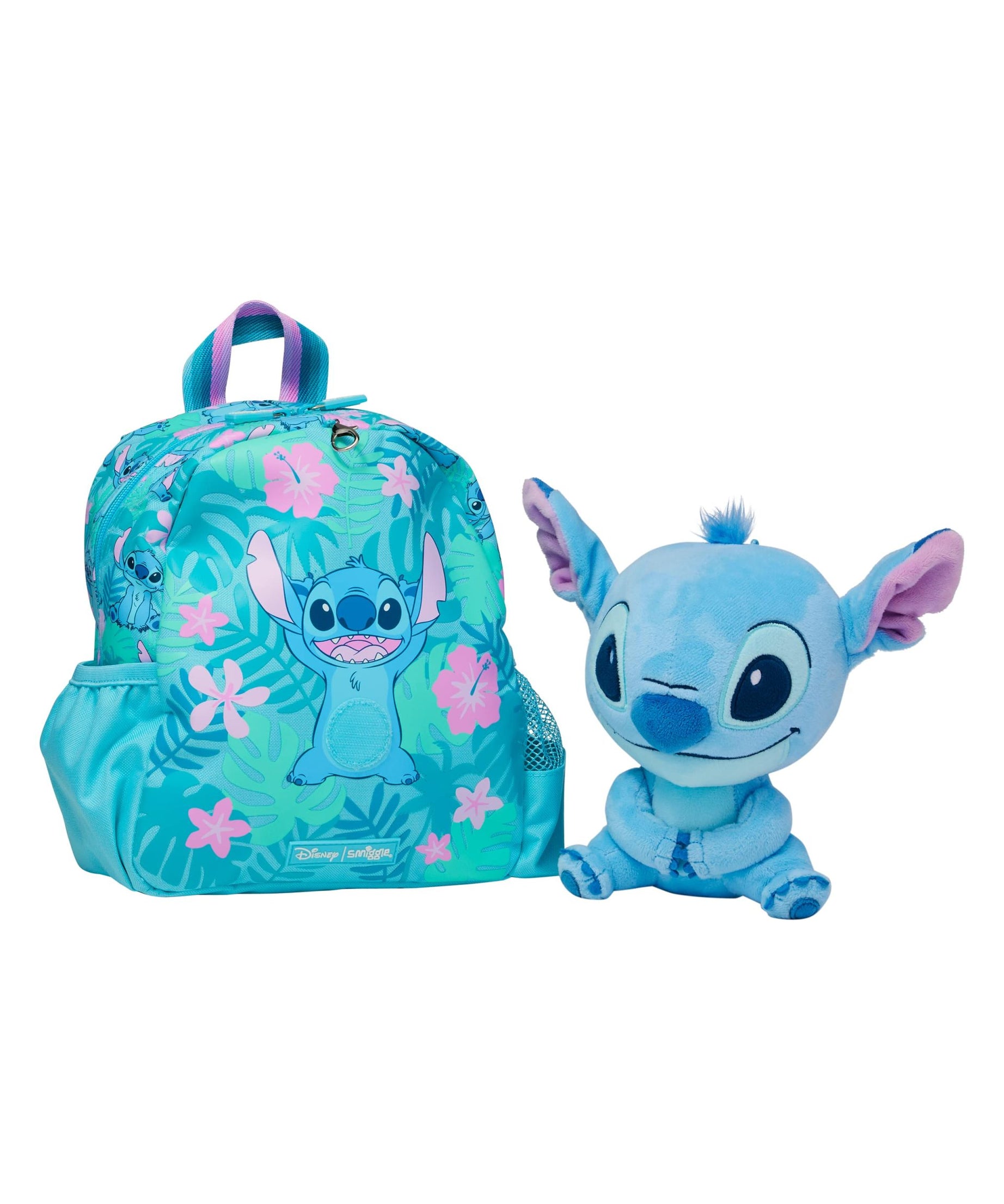 Smiggle - Рюкзак для детского сада и школы с игрушкой Stitch, которую можно снять