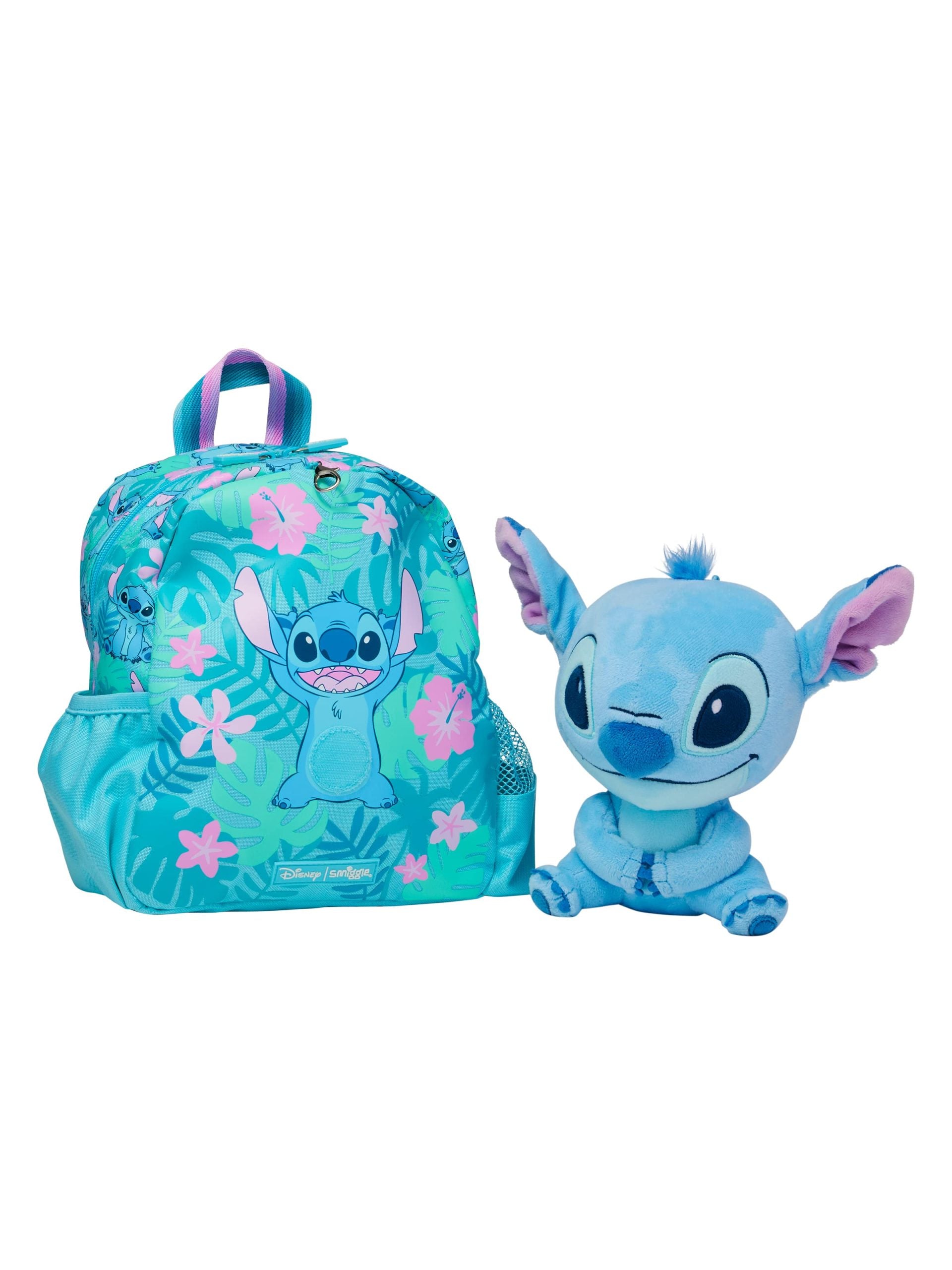 Smiggle - Рюкзак для детского сада и школы с игрушкой Stitch, которую можно снять