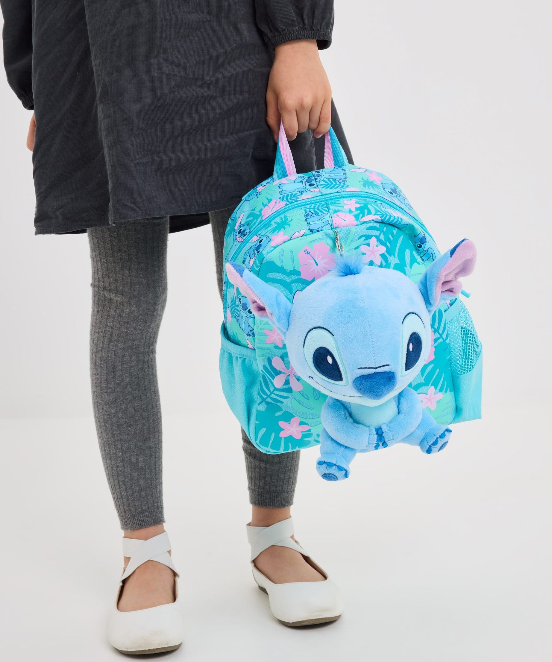 Smiggle - Рюкзак для детского сада и школы с игрушкой Stitch, которую можно снять