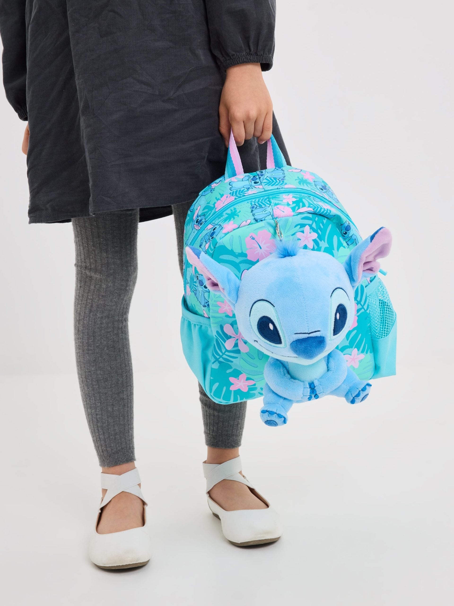 Smiggle - Рюкзак для детского сада и школы с игрушкой Stitch, которую можно снять