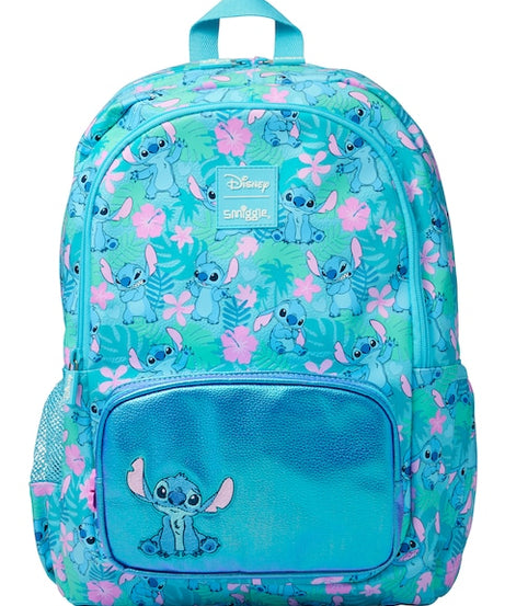 Smiggle - Классический школьный рюкзак Stitch
