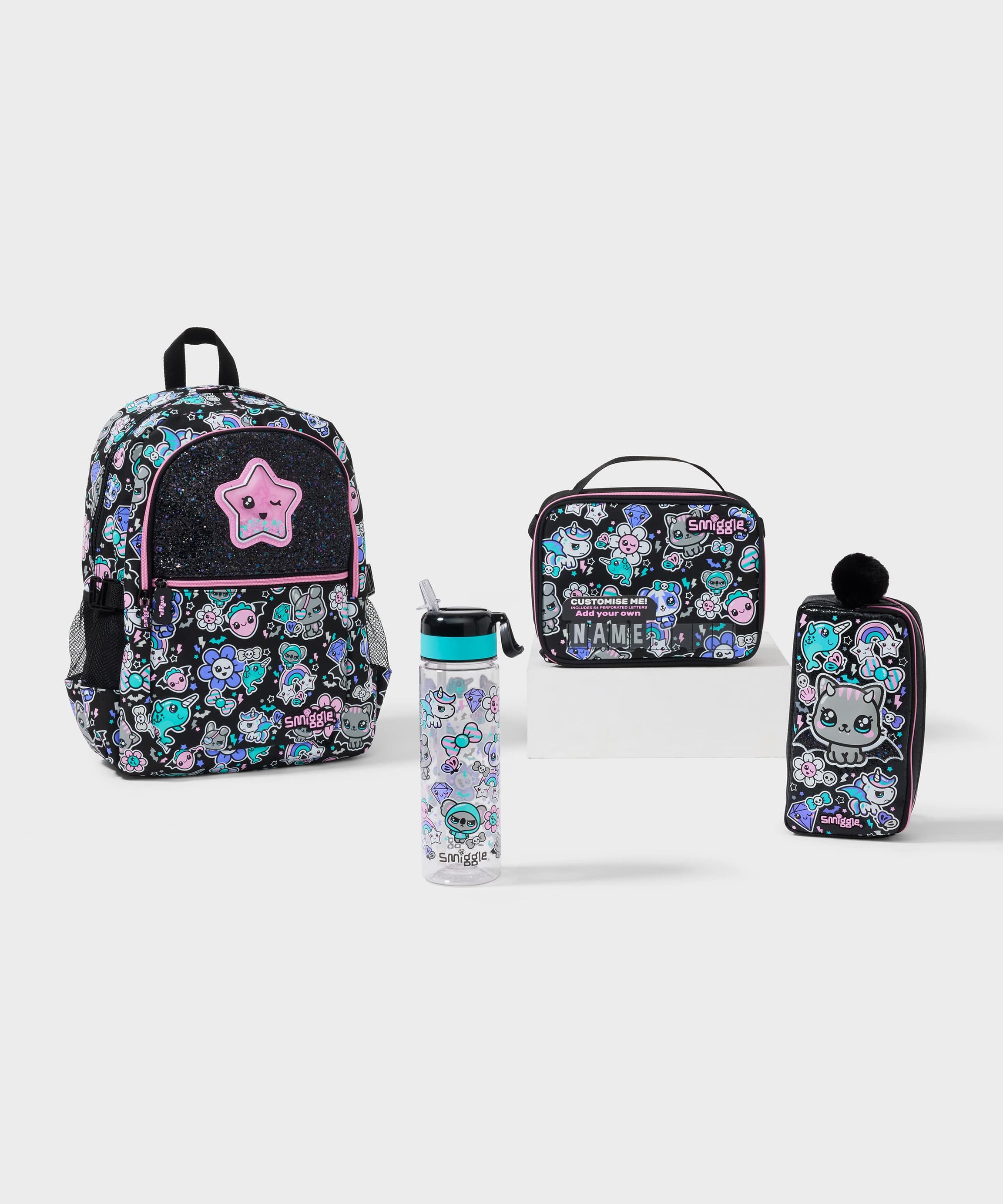 Smiggle - Набор из 4 школьных рюкзаков Trailblazer