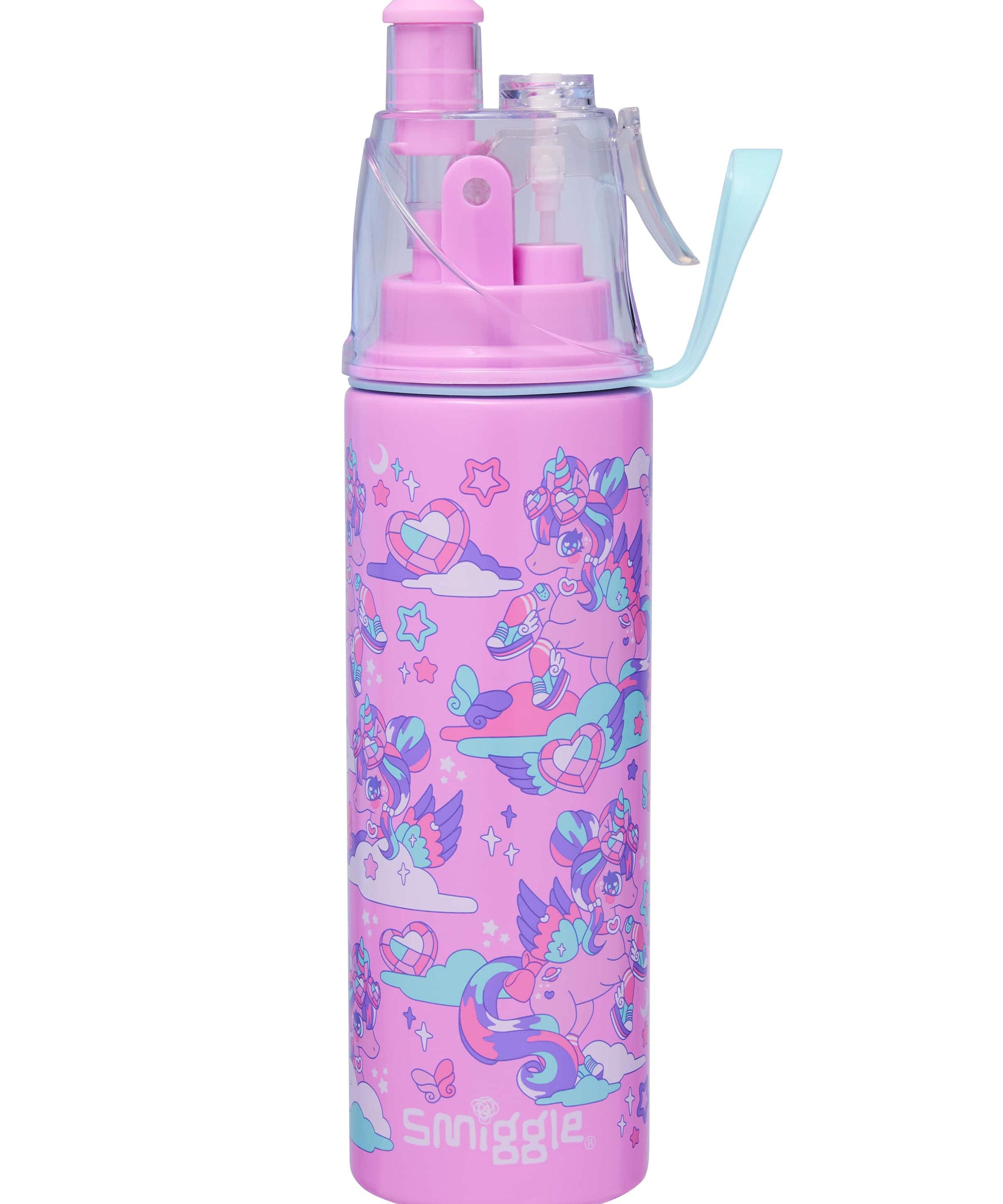Smiggle - Trailblazer Стальной фляжка с распылителем воды 500ML