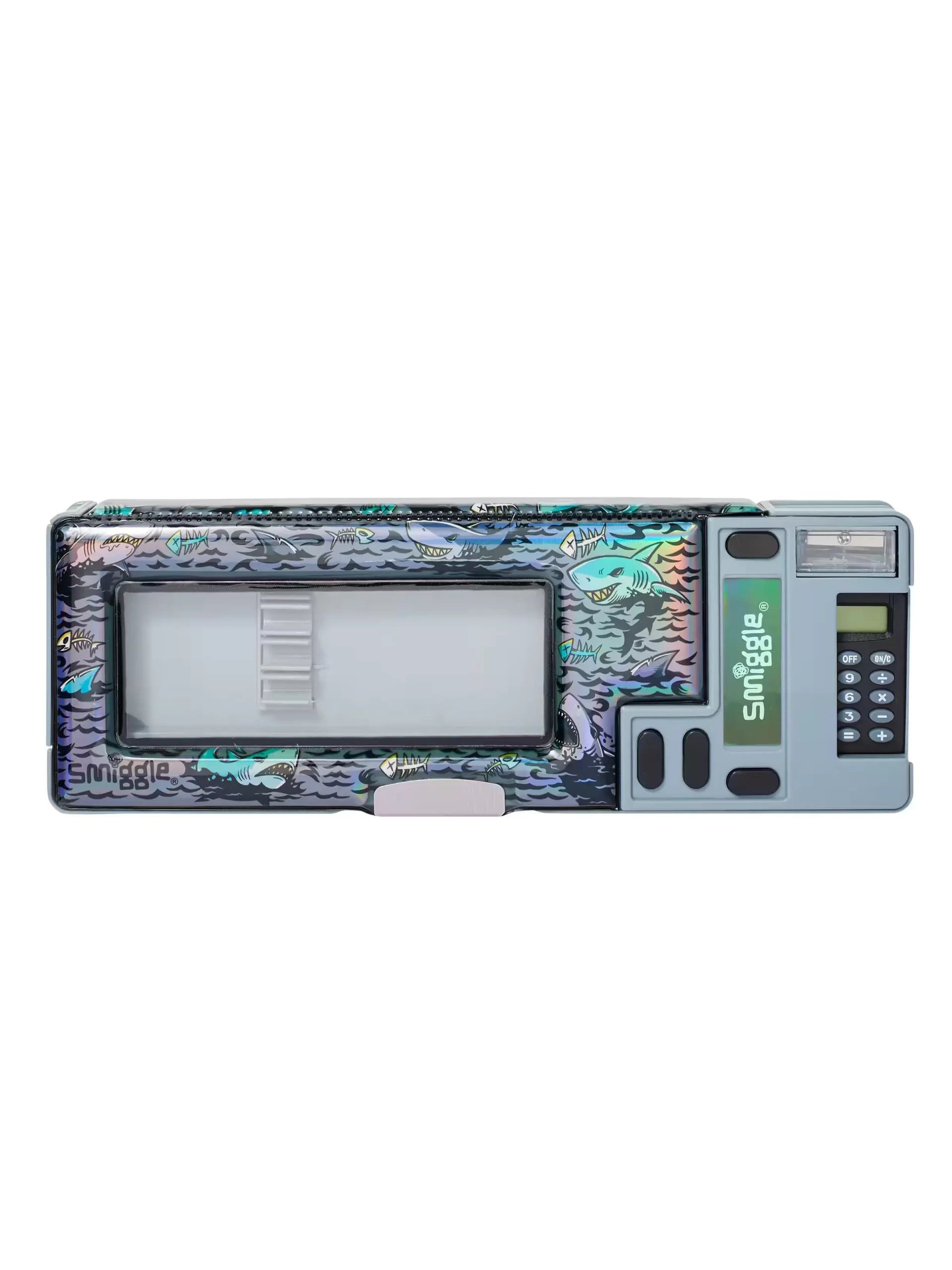 Smiggle - Wild Hesap Makineli Pop Out Otomatik Kalem Kutusu - Dinossi