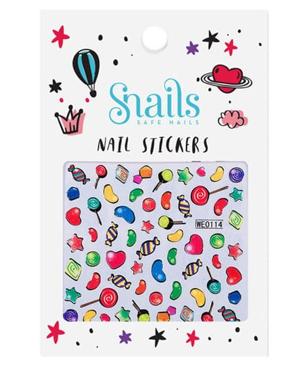 Snails - Tırnak Sticker Seti - Candy Blast - Dinossi