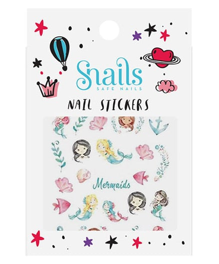 Snails - Tırnak Sticker Seti - Mermaids - Dinossi