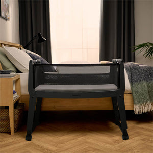 Snuz SnuzPod Studio Bedside Crib - Brooklyn Graphite-Bedside Cribs-Brooklyn Graphite- | Natural Baby Shower