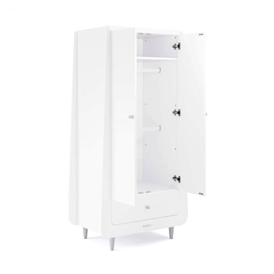 SnuzKot Skandi 3 Piece Nursery Furniture Set - Grey-Nursery Sets-Grey-No Mattress | Natural Baby Shower