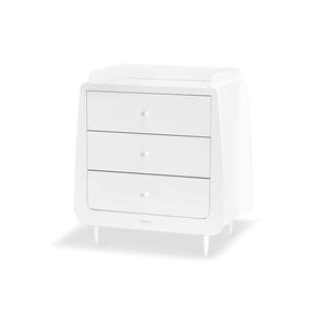 SnuzKot Skandi 3 Piece Nursery Furniture Set - White-Nursery Sets-White-No Mattress | Natural Baby Shower