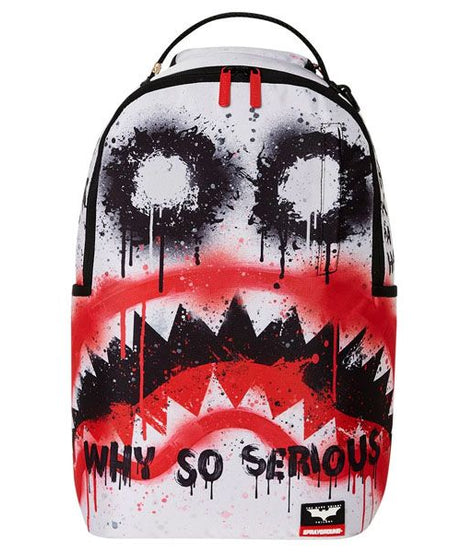 Sprayground - Рюкзак Dlxr с изображением рта акулы и макияжа Джокера