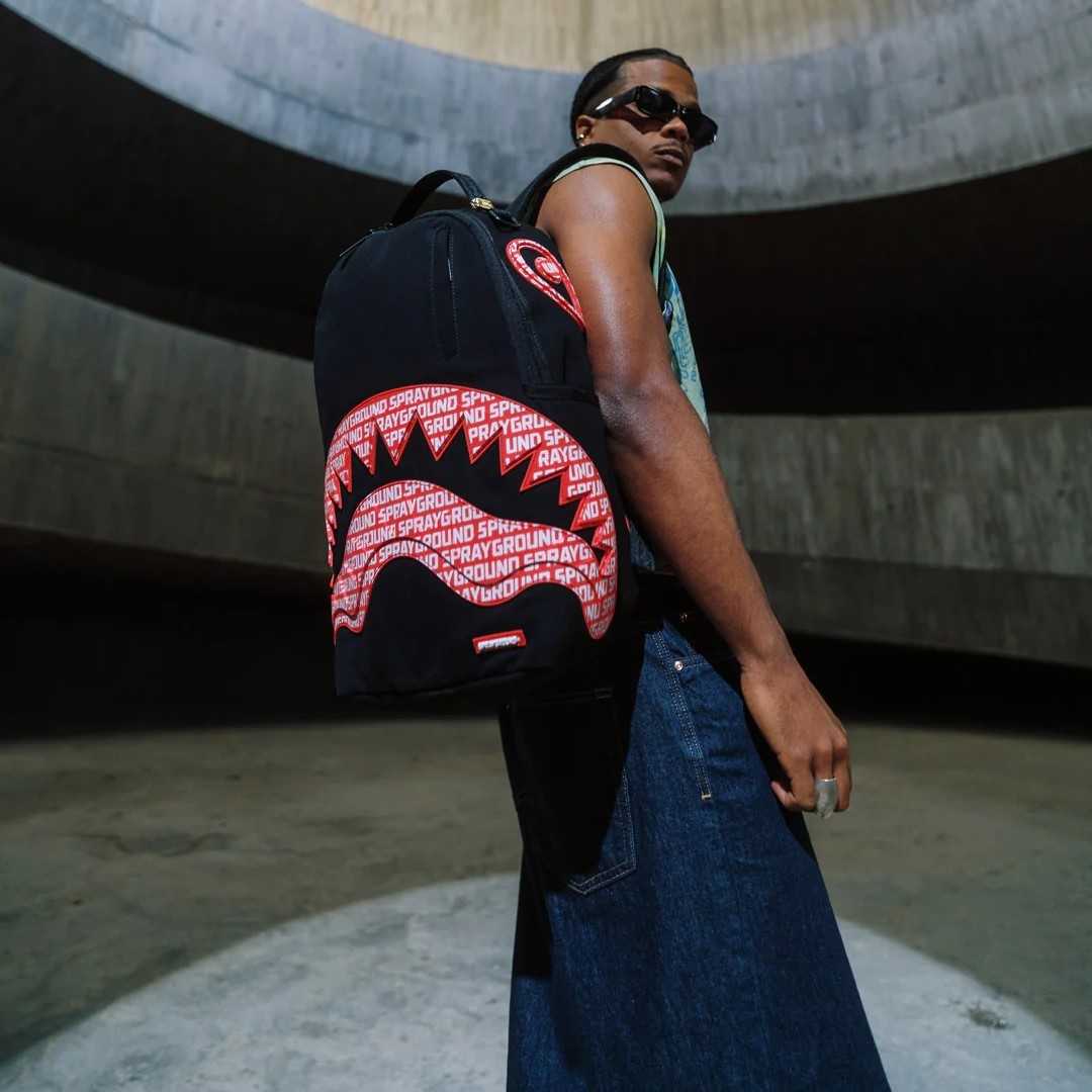 Sprayground - Логотип Mouth Core Dlx Хлопковый Рюкзак