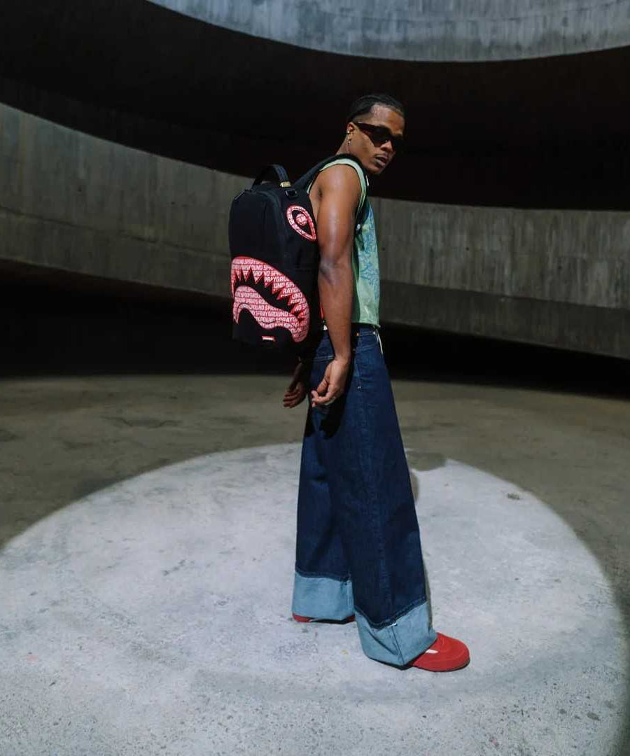 Sprayground - Логотип Mouth Core Dlx Хлопковый Рюкзак