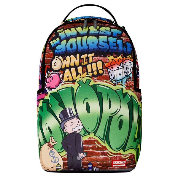 Sprayground - Рюкзак Monopoly Man Graffiti Dlxr