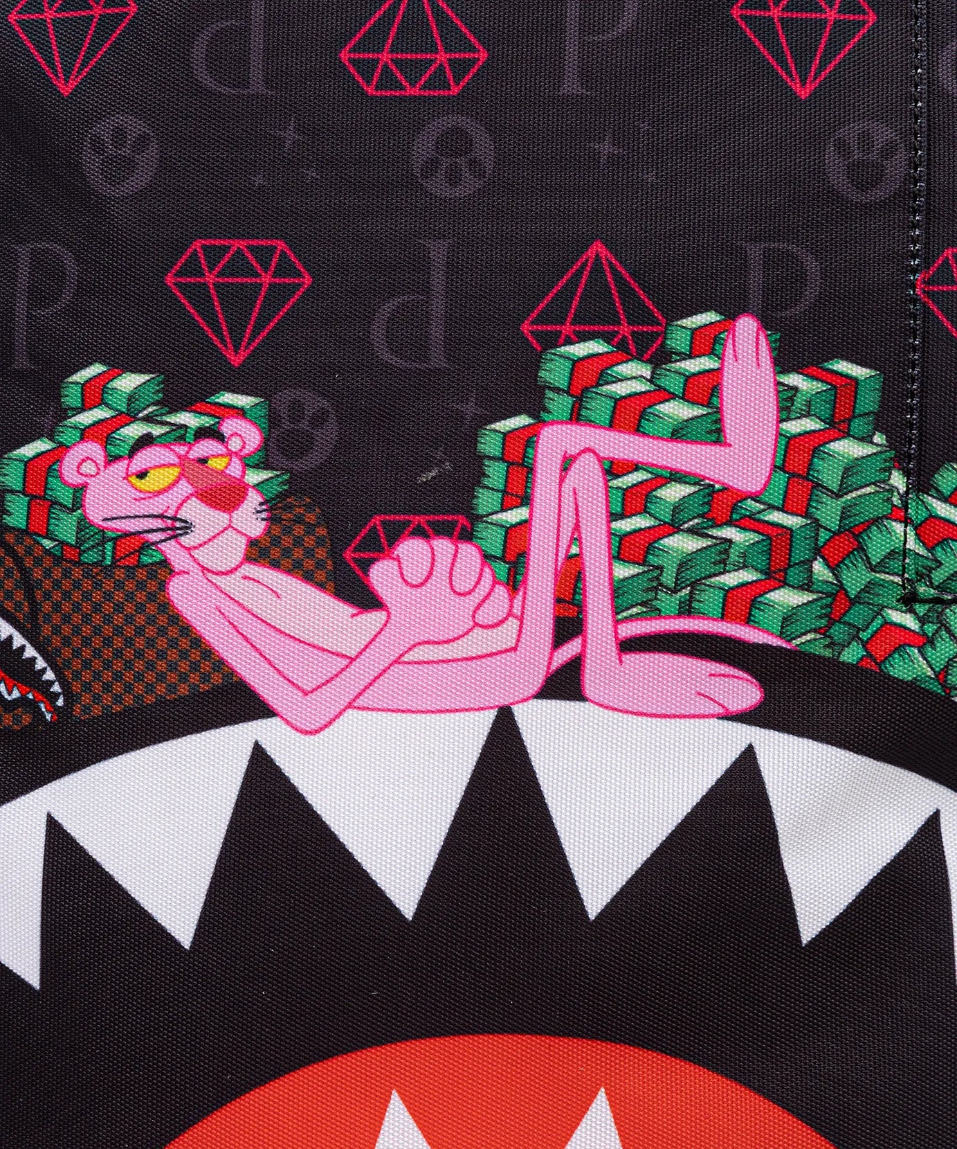 Sprayground - Рюкзак Dlxr с розовыми следами лап пантеры