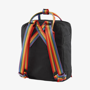 Fjällräven Kånken - Rainbow Mini Унисекс черный рюкзак