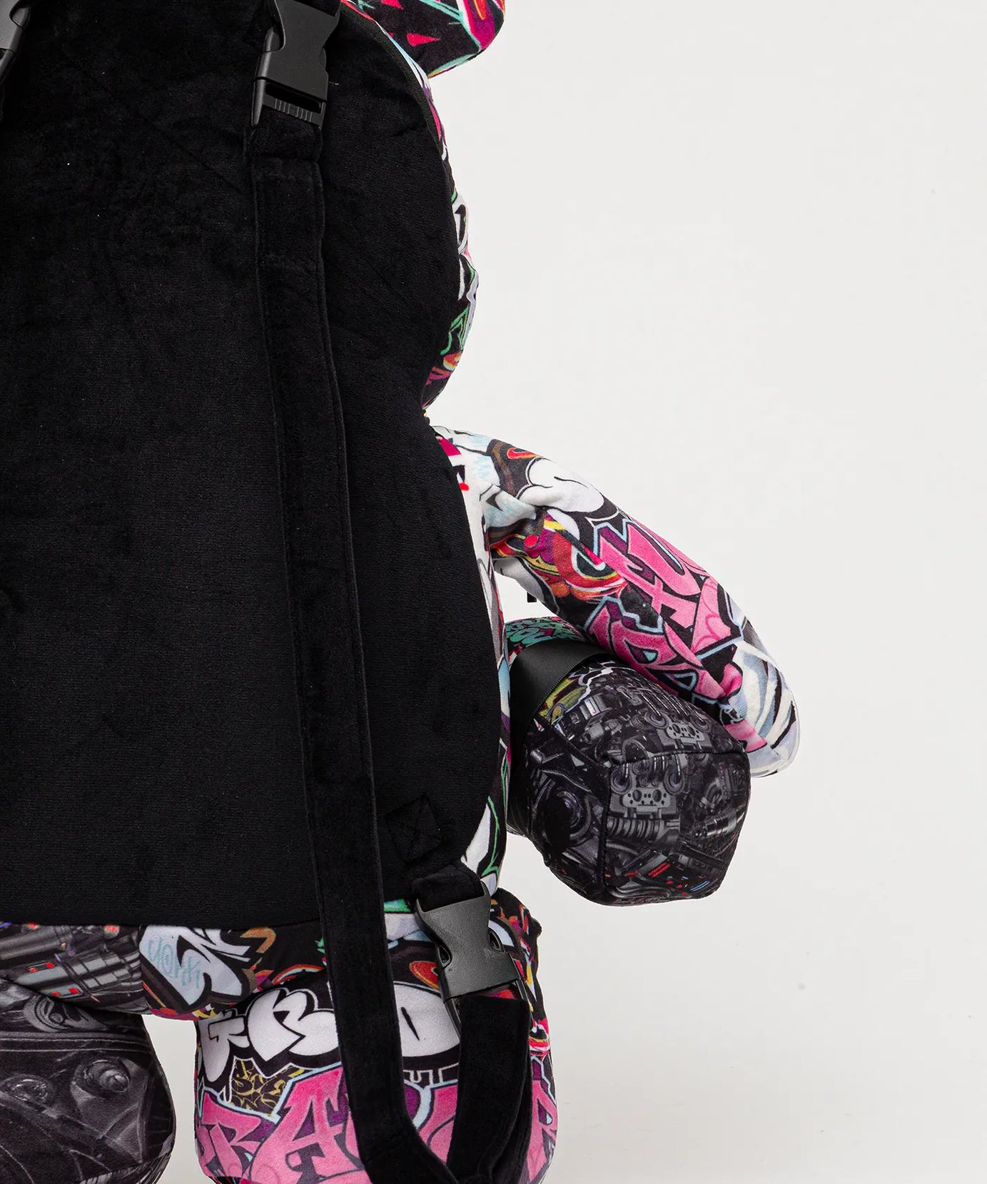 Sprayground - Разделенный Кибершарк Медвежонок Para Рюкзак Teddy