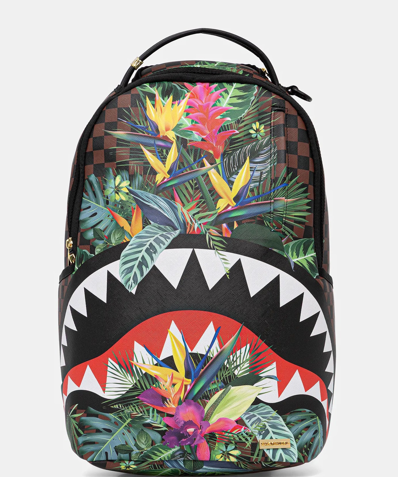Sprayground - Тропический клетчатый рюкзак Dlxsv