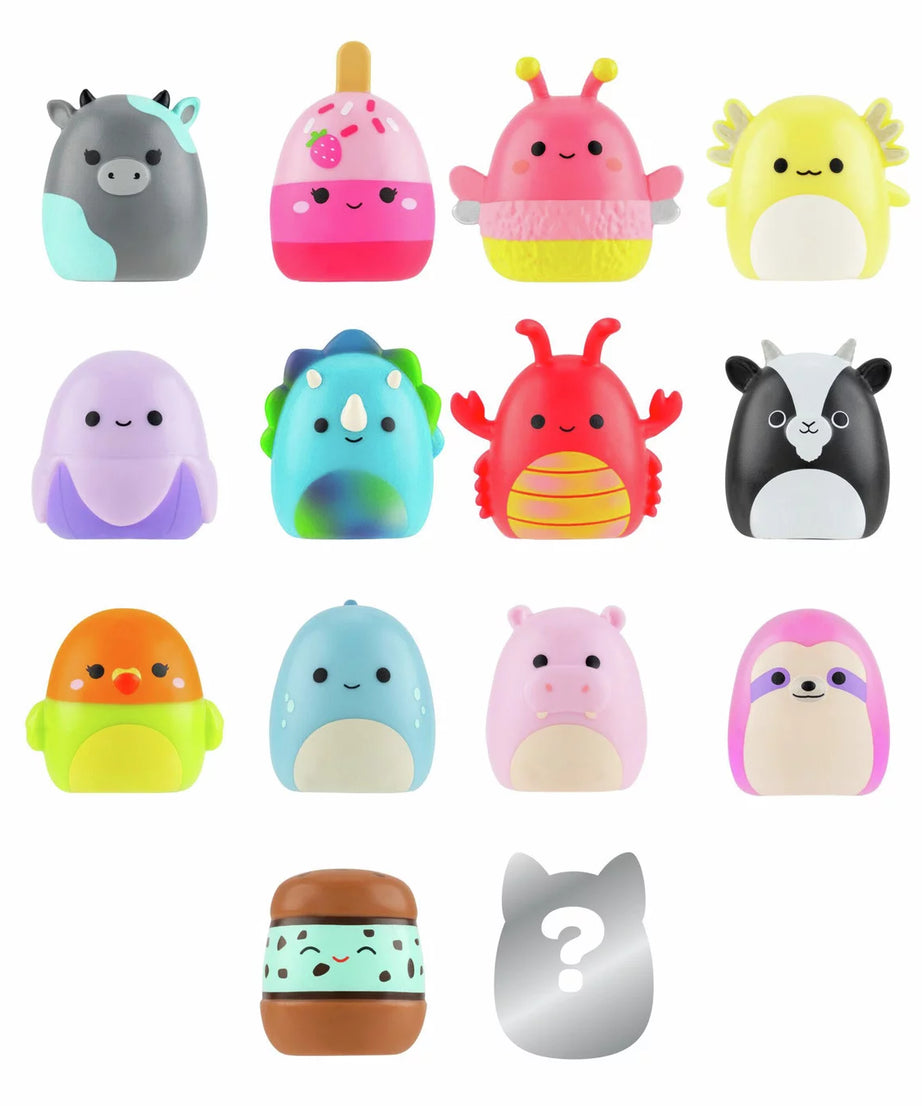 Squishmallows - Squish-a-longs 14 фигур + набор с кольцом + 4 аксессуара Специальная серия игрушек