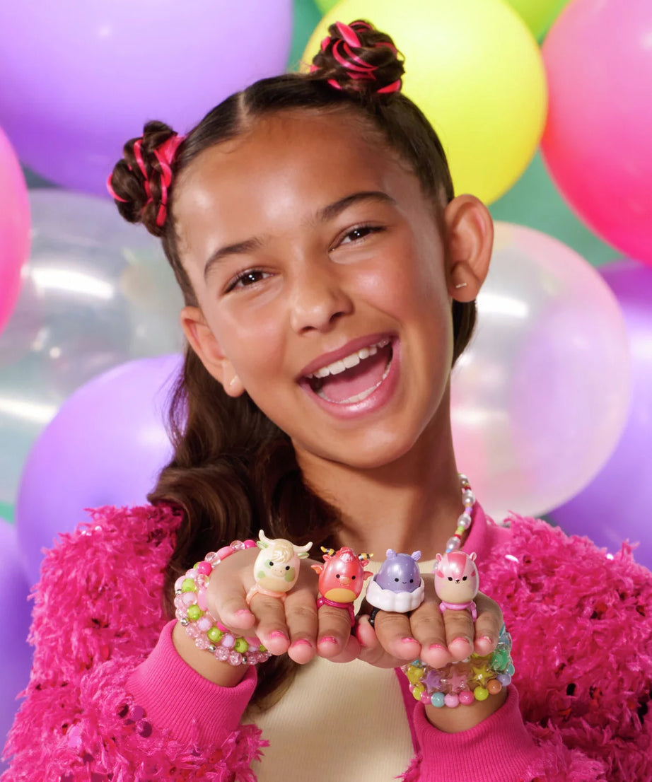 Squishmallows - Squish-a-longs 14 фигур + набор с кольцом + 4 аксессуара Специальная серия игрушек