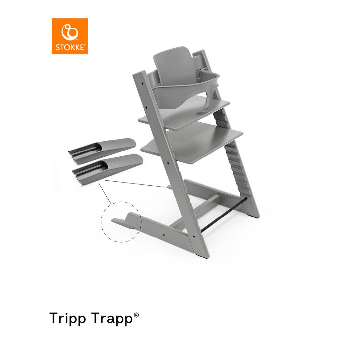 Stokke Tripp Trapp Highchair Newborn + Baby Set Bundle - Storm Grey - 2024-Highchairs-Storm Grey- | Natural Baby Shower