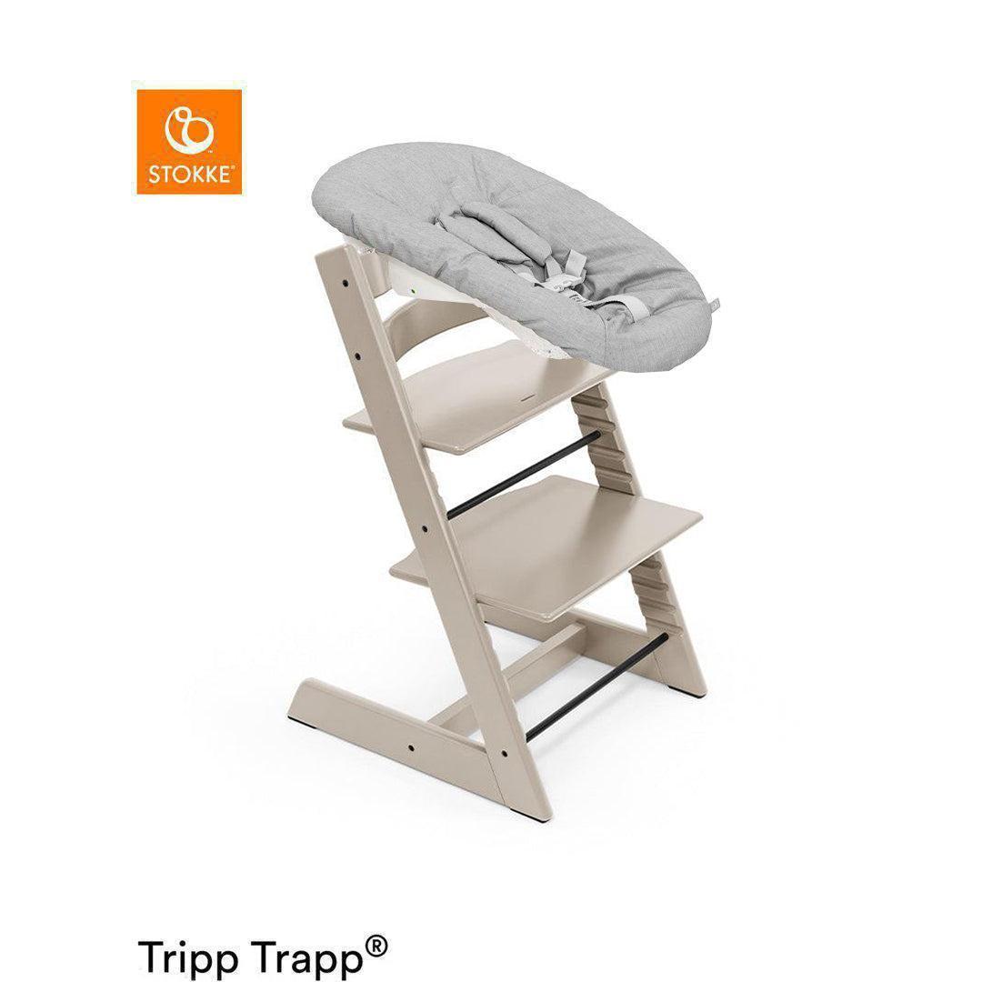Stokke Tripp Trapp Highchair + Newborn Set-Highchairs-Cashmere Grey-Grey | Natural Baby Shower