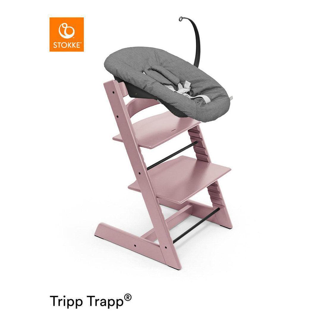 Stokke Tripp Trapp Highchair + Newborn Set-Highchairs-Heather Mauve-Anthracite | Natural Baby Shower