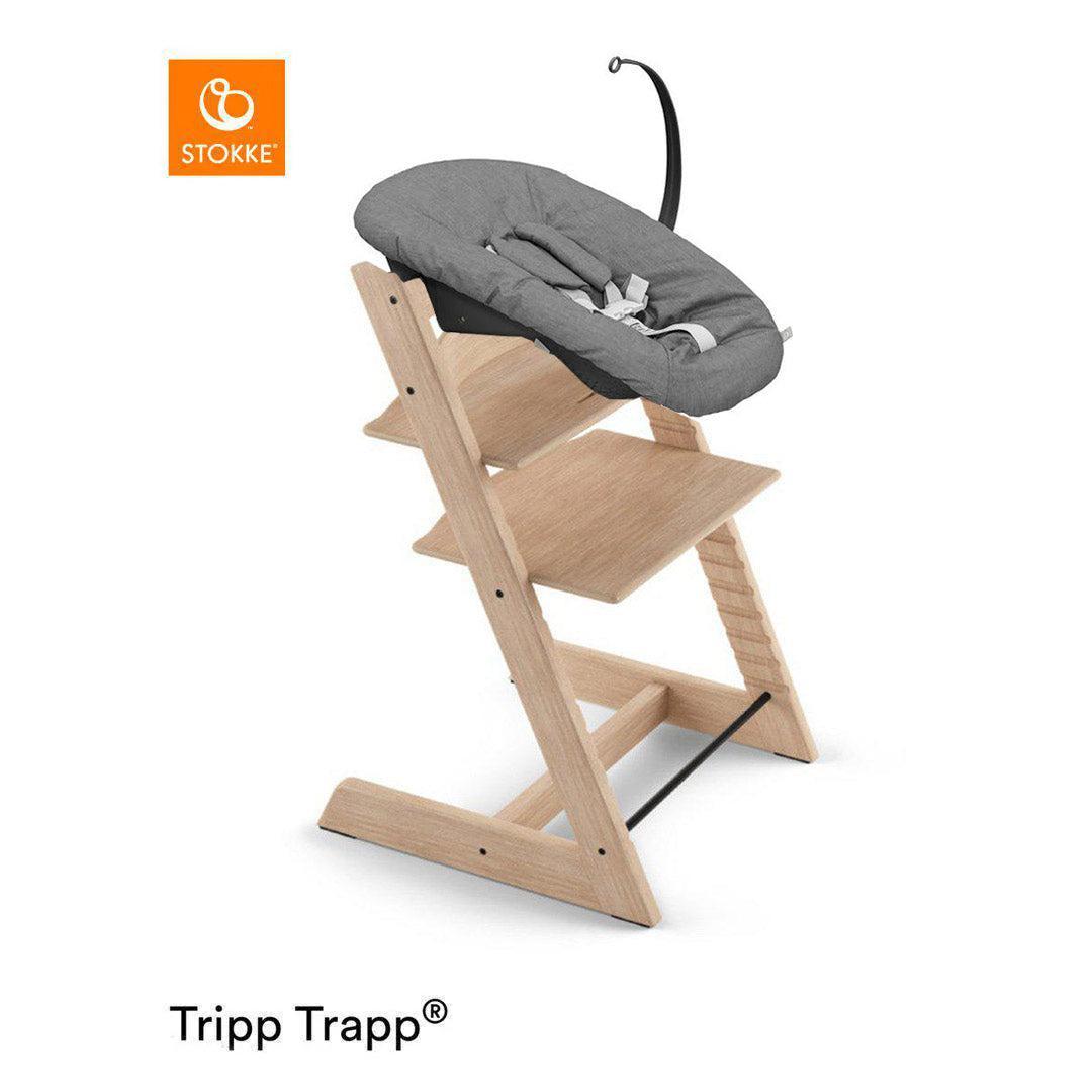 Stokke Tripp Trapp Highchair + Newborn Set-Highchairs-Oak Natural-Anthracite | Natural Baby Shower