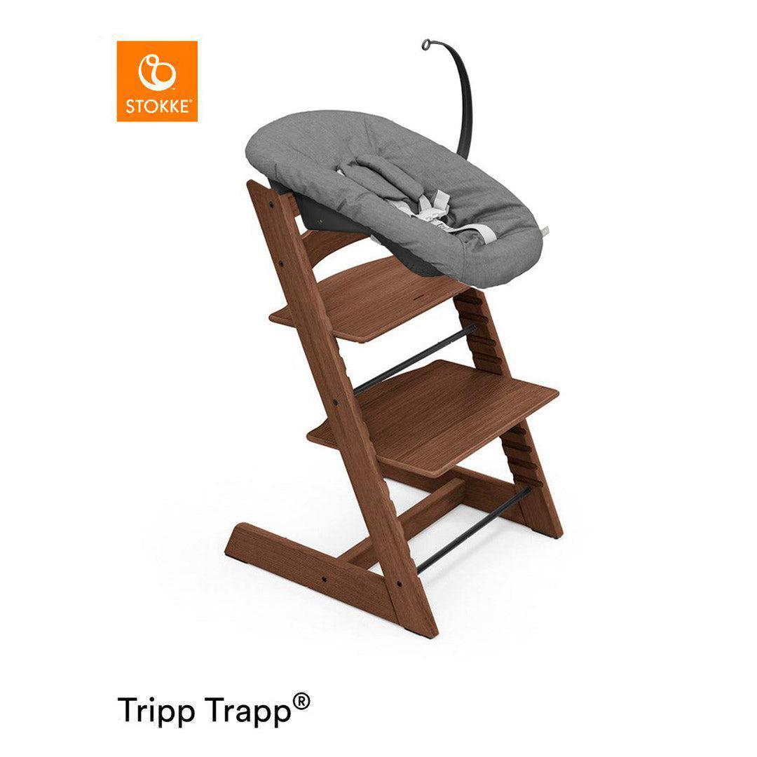 Stokke Tripp Trapp Highchair + Newborn Set-Highchairs-Oak Warm Brown-Anthracite | Natural Baby Shower