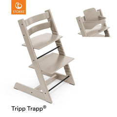 Stokke Tripp Trapp Highchair - Cashmere Grey-Highchairs-Cashmere Grey- | Natural Baby Shower