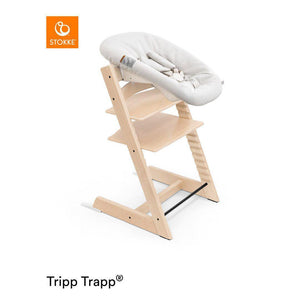 Stokke Tripp Trapp Highchair + Newborn Set-Highchairs-Natural-Vanilla White | Natural Baby Shower