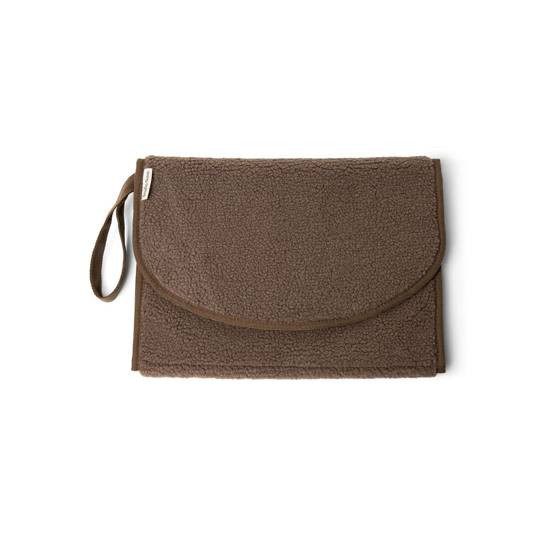 Studio Noos Brown Teddy Changing Mat Plus - Brown-Changing Mats-Brown-70 x 37cm | Natural Baby Shower