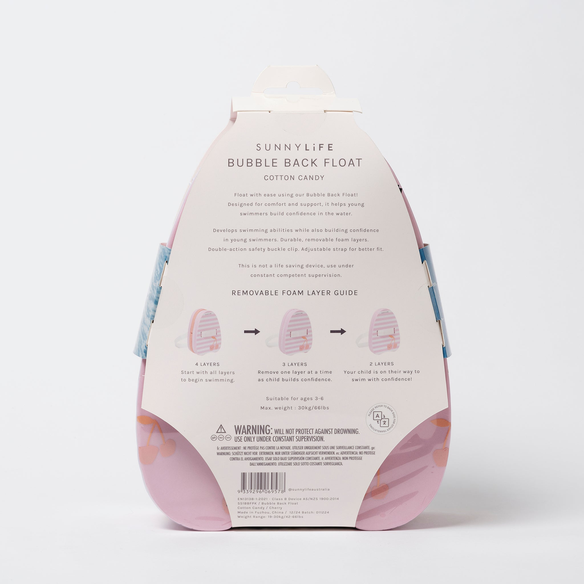 Sunnylife - Детская легкая сумка для плавания с поддержкой спины